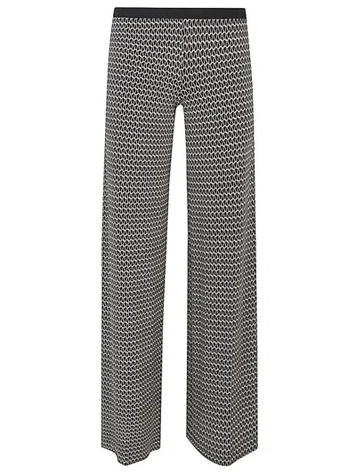 Siyu Printed Trousers In Black