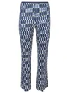 Siyu Printed Trousers In Blue
