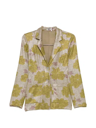 Siyu Rosella Single-breasted Jacket In Metallic
