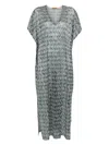Siyu V-neck Dress In Navy Blue