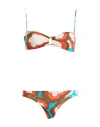 Siyu Woman Bikini Azure Size 8 Polyamide, Elastane In Multi