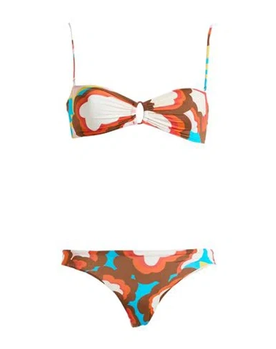 Siyu Woman Bikini Azure Size 8 Polyamide, Elastane In Multi