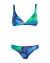 Siyu Woman Bikini Azure Size 8 Polyamide, Elastane In Blue