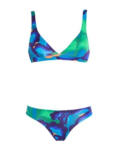 Siyu Woman Bikini Azure Size 8 Polyamide, Elastane In Blue
