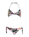 Siyu Woman Bikini Cream Size 8 Polyamide, Elastane In White