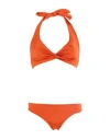 SIYU SIYU WOMAN BIKINI RUST SIZE 4 POLYAMIDE, ELASTANE