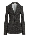Siyu Woman Blazer Black Size 12 Viscose, Elastane