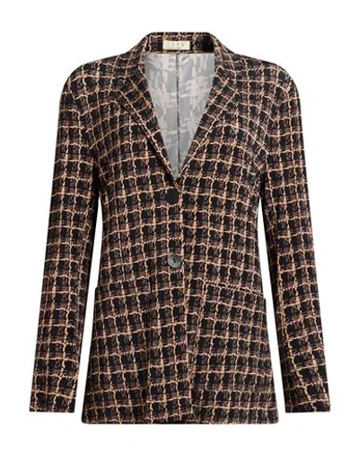 Siyu Woman Blazer Black Size 4 Viscose, Elastane