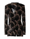 Siyu Woman Blazer Black Size 8 Viscose, Silk