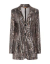 Siyu Woman Blazer Gold Size 6 Polyamide, Elastane In Gold