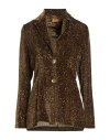 Siyu Woman Blazer Military Green Size 6 Viscose, Silk