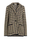 Siyu Woman Blazer Mustard Size 4 Polyamide, Metallic Polyester In Yellow