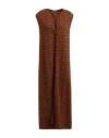 Siyu Woman Cardigan Brown Size 4 Merino Wool