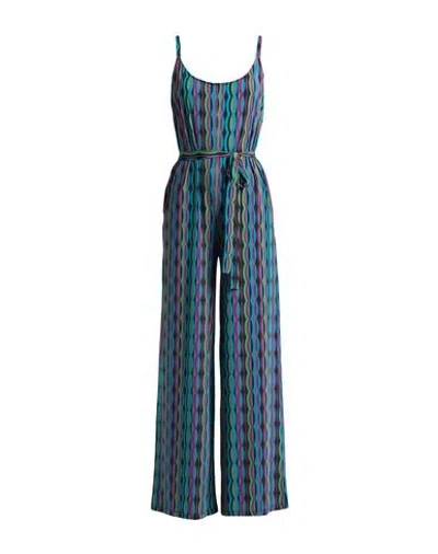 Siyu Woman Cover-up Deep Teal Size 6 Polyamide, Elastane In Green