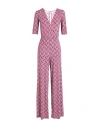 Siyu Woman Jumpsuit Antique Rose Size 10 Polyamide, Elastane In Pink