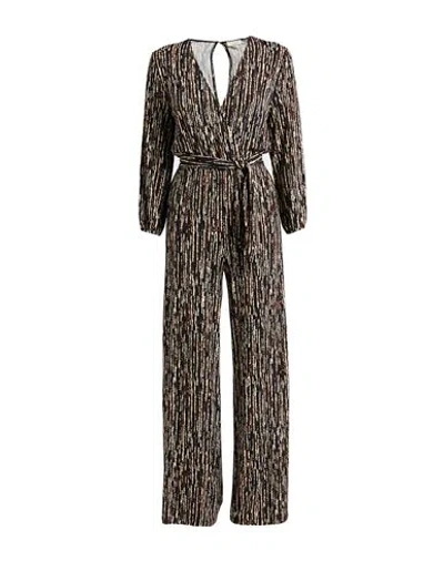 Siyu Woman Jumpsuit Black Size 4 Viscose, Elastane