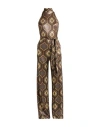 Siyu Woman Jumpsuit Bronze Size 6 Viscose, Polyamide, Polyester