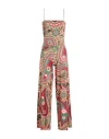Siyu Woman Jumpsuit Camel Size 10 Polyamide, Elastane In Beige