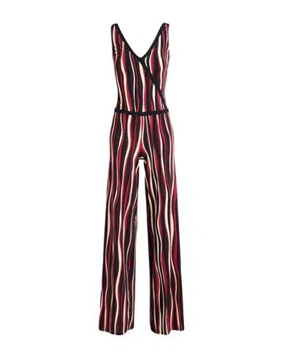 Siyu Woman Jumpsuit Dark Brown Size 6 Polyamide, Elastane