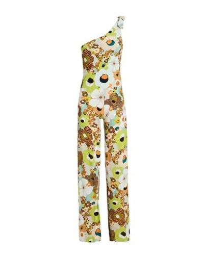 Siyu Woman Jumpsuit Lime Green Size 6 Polyamide, Elastane