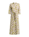 Siyu Woman Jumpsuit Lime Green Size 6 Viscose, Elastane In Green
