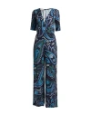 Siyu Woman Jumpsuit Navy Size 4 Polyamide, Elastane In Navy Blue