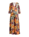 Siyu Woman Jumpsuit Orange Size 12 Viscose In Orange