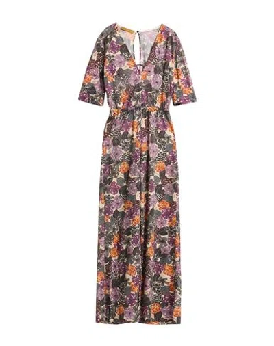 Siyu Woman Jumpsuit Purple Size 4 Viscose, Polyester, Polyamide