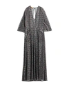 Siyu Woman Jumpsuit Slate Blue Size 8 Polyester, Metallic Fiber