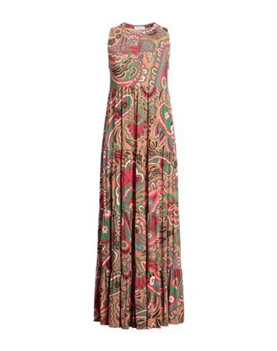 Siyu Woman Maxi Dress Antique Rose Size 6 Polyamide, Elastane In Pink