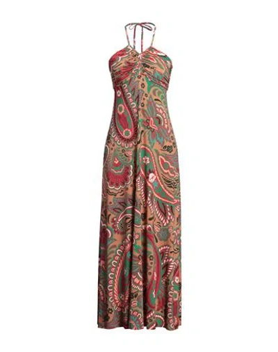 Siyu Woman Maxi Dress Antique Rose Size 6 Polyamide, Elastane In Pink