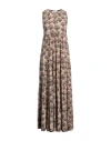 Siyu Woman Maxi Dress Light Pink Size 6 Polyamide, Elastane In Pink