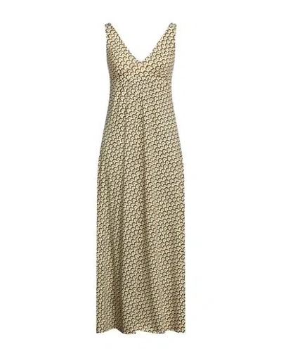 Siyu Woman Maxi Dress Light Yellow Size 6 Polyamide, Elastane