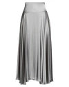 Siyu Woman Maxi Skirt Grey Size 8 Viscose