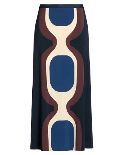 Siyu Woman Maxi Skirt Midnight Blue Size 8 Polyamide, Elastane