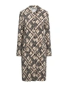 Siyu Woman Midi Dress Beige Size 4 Viscose, Elastane In Beige
