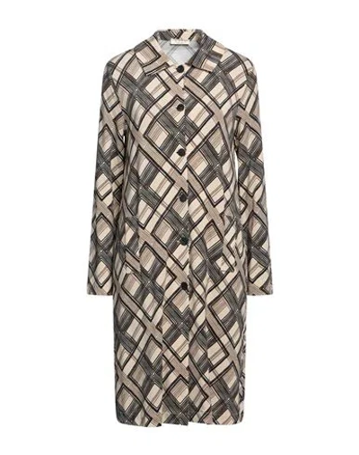 Siyu Woman Midi Dress Beige Size 4 Viscose, Elastane