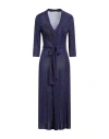 Siyu Woman Midi Dress Deep Teal Size 4 Viscose, Elastane In Green