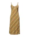 Siyu Midi Dresses In Yellow