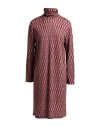 Siyu Woman Mini Dress Antique Rose Size 4 Viscose, Polyamide