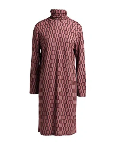 Siyu Woman Mini Dress Antique Rose Size 4 Viscose, Polyamide