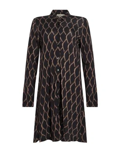 Siyu Woman Mini Dress Black Size 4 Viscose