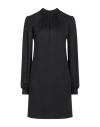 Siyu Woman Mini Dress Black Size 4 Viscose, Polyamide, Polyester In Black