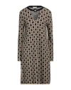 Siyu Woman Mini Dress Black Size 6 Polyamide, Metallic Polyester, Merino Wool In Black