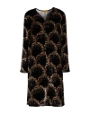 Siyu Woman Mini Dress Black Size 8 Viscose, Silk