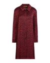 Siyu Woman Mini Dress Brick Size 4 Viscose In Red