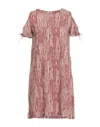 Siyu Short Dresses In Brown