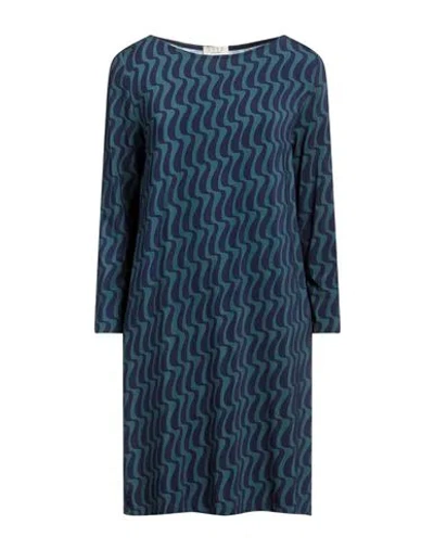 Siyu Woman Mini Dress Deep Teal Size 2 Viscose, Elastane In Green