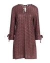 Siyu Woman Mini Dress Fuchsia Size 4 Polyamide, Elastane, Metallic Fiber