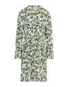 Siyu Woman Mini Dress Green Size 4 Viscose, Elastane